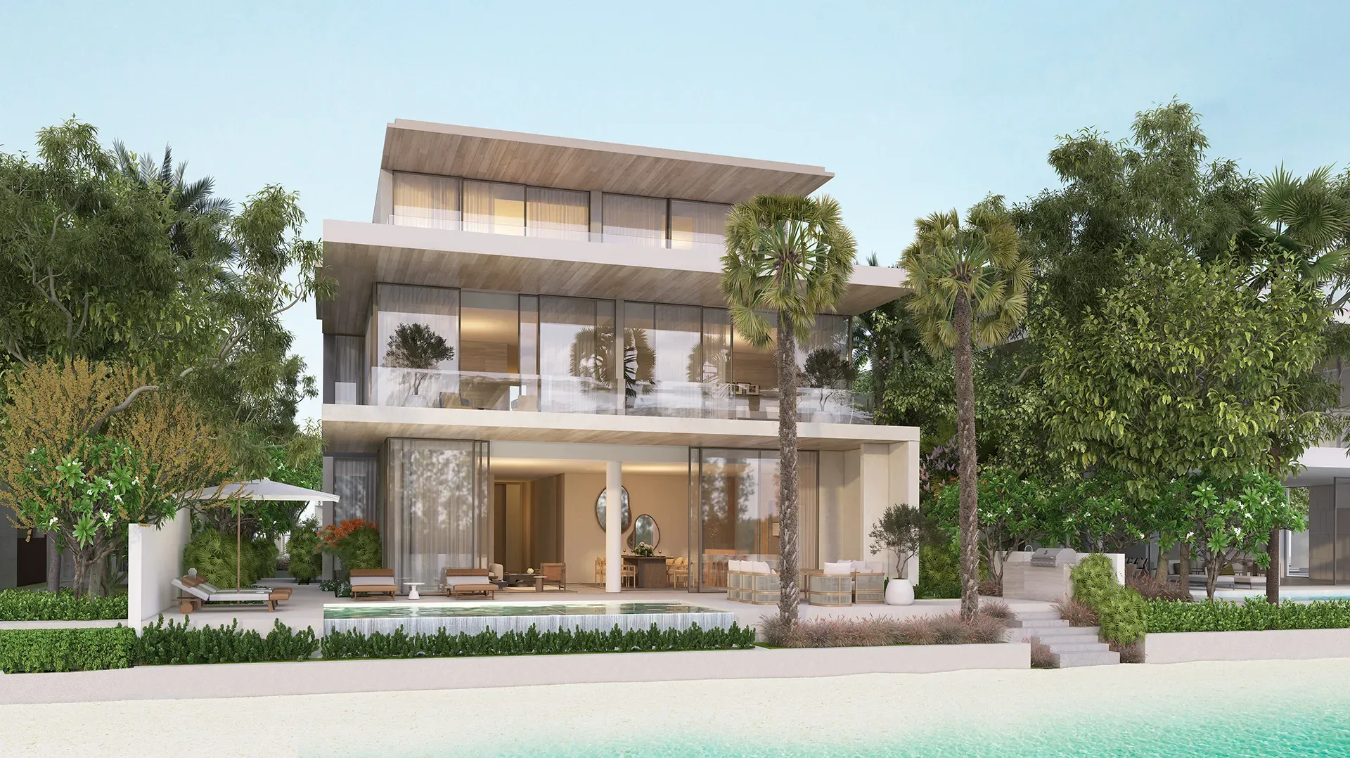 66ffc113dce9b37098b22bcc_02-BV-P Rendering – Exterior Beach-side Villa Wave Crest